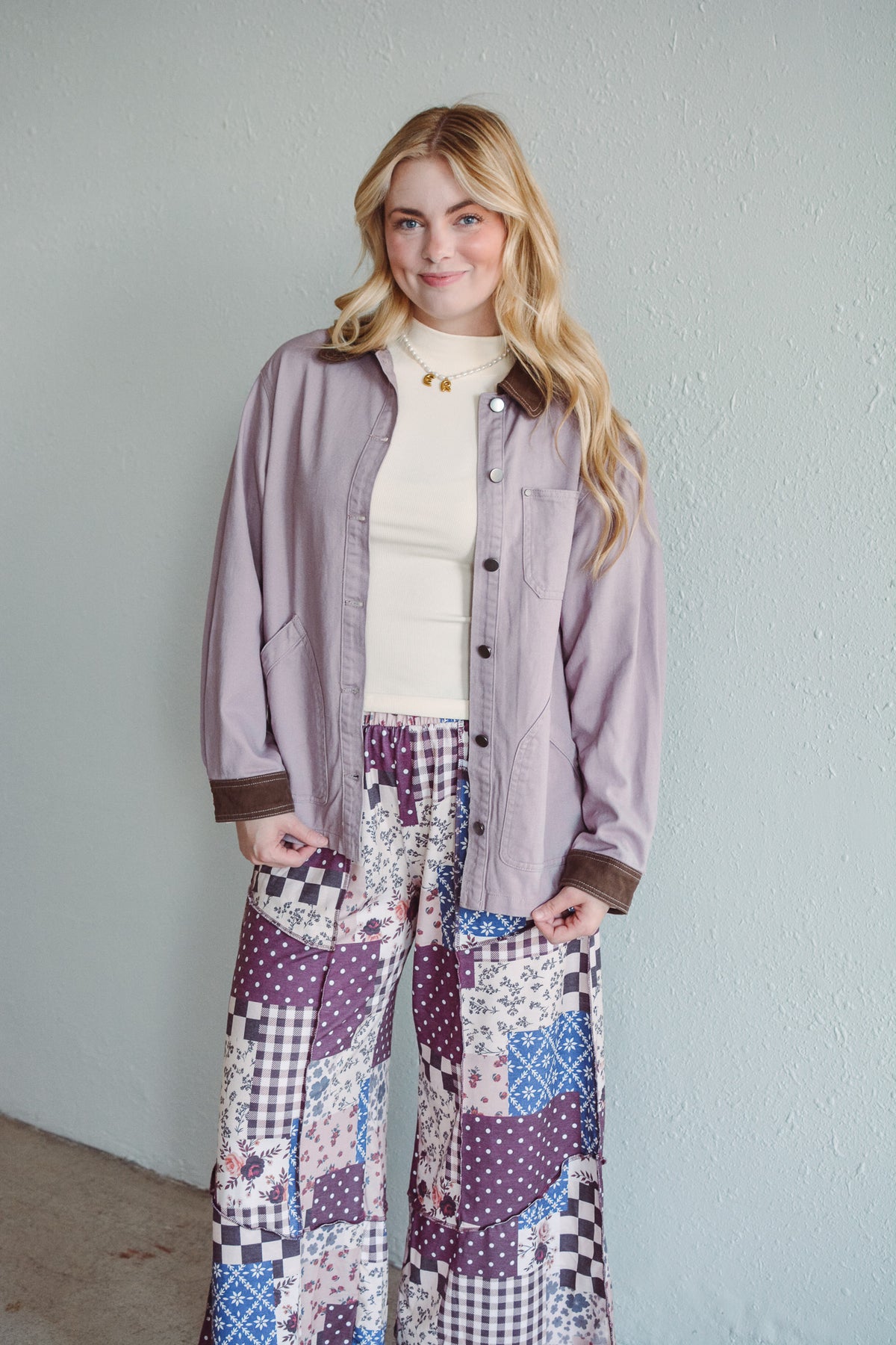 Izzy Lavender Jacket
