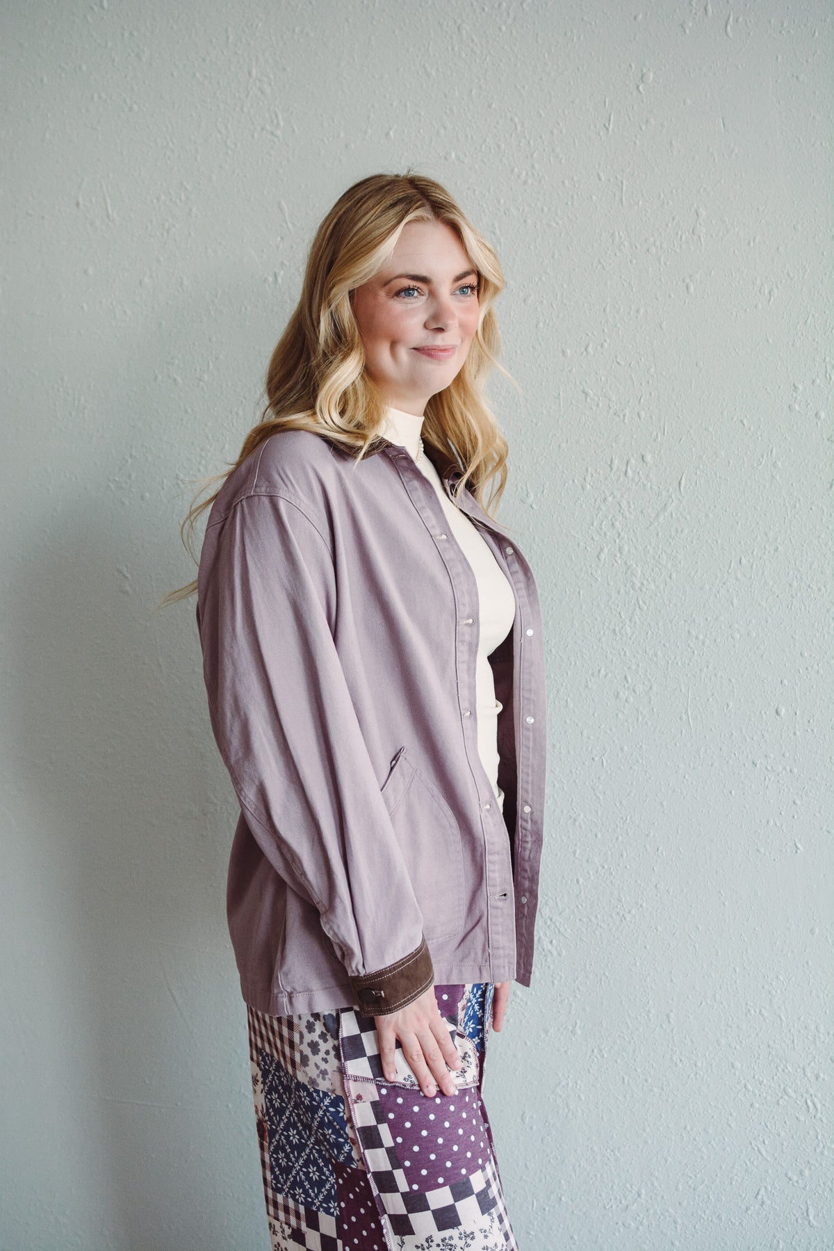 Izzy Lavender Jacket