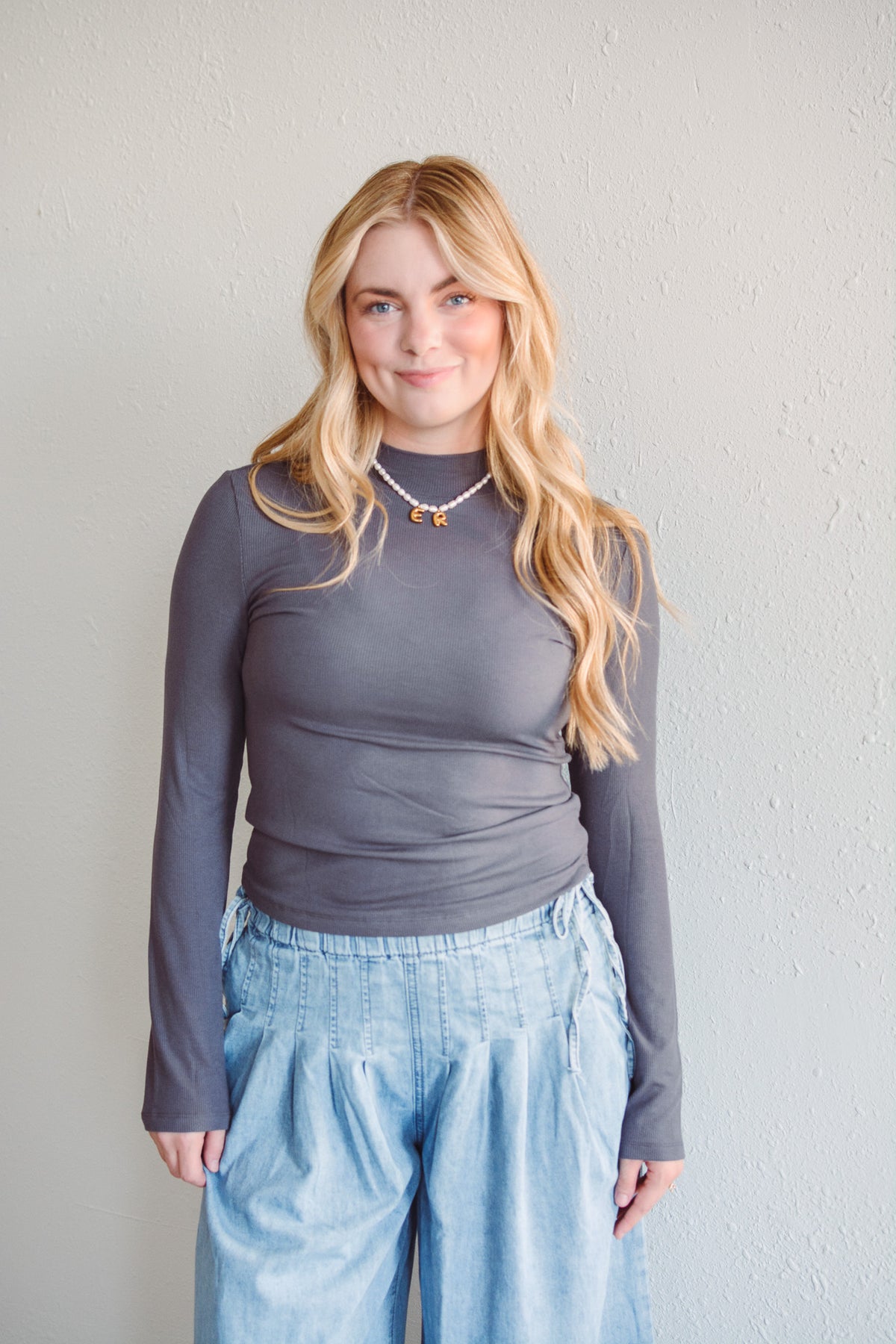 Pebble Basic Mock Neck