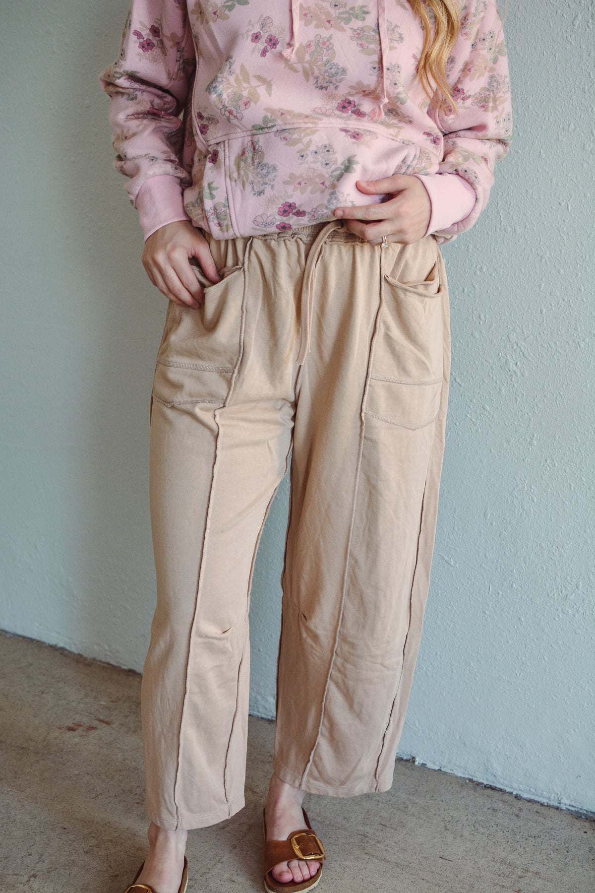 Oatmeal Barrel Pant