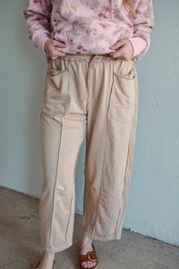Oatmeal Barrel Pant