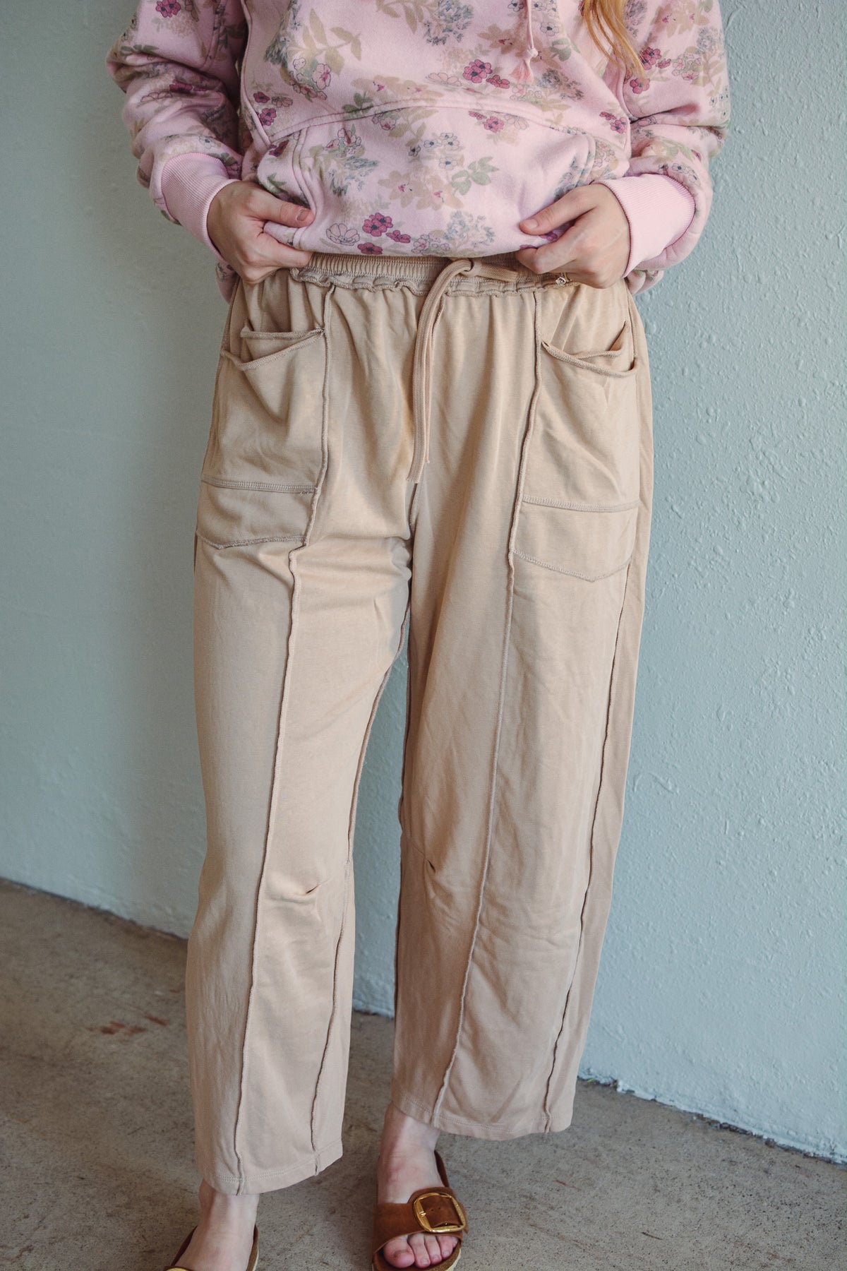 Oatmeal Barrel Pant