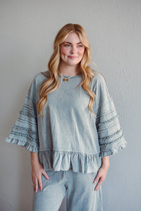 Hannah Ruffle Top