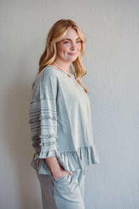 Hannah Ruffle Top