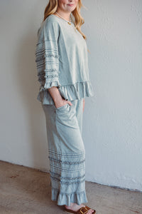 Hannah Ruffle Top