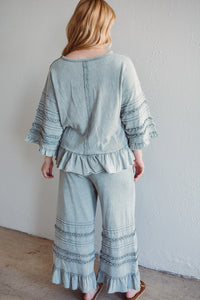 Hannah Ruffle Top