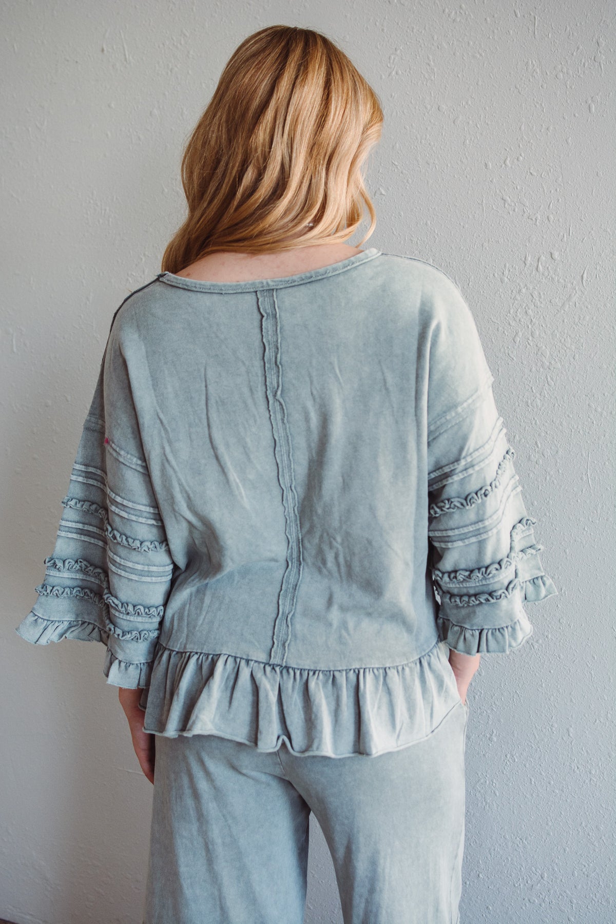 Hannah Ruffle Top
