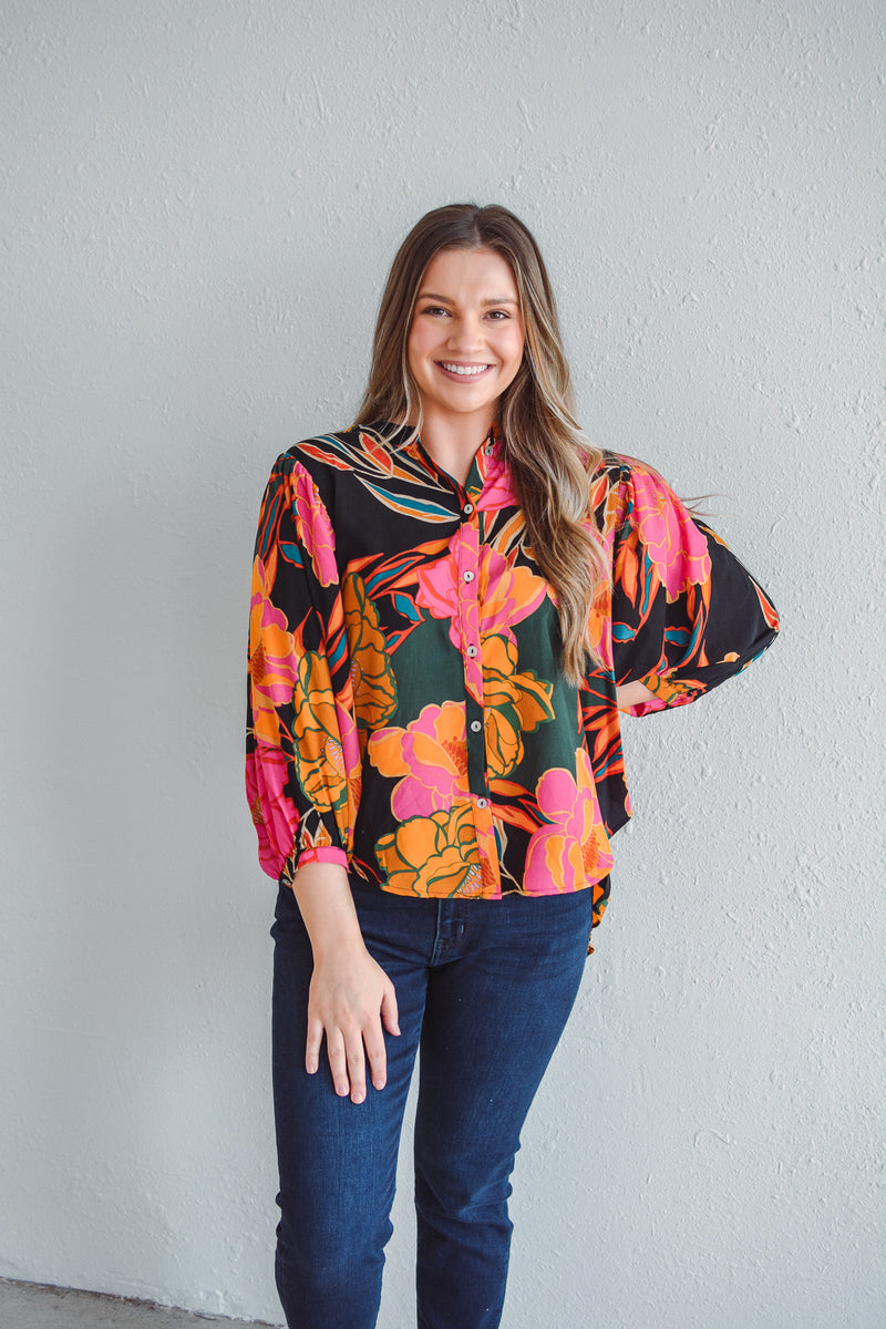 Floral Fusion Top