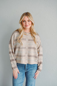 Dottie Striped Cardigan