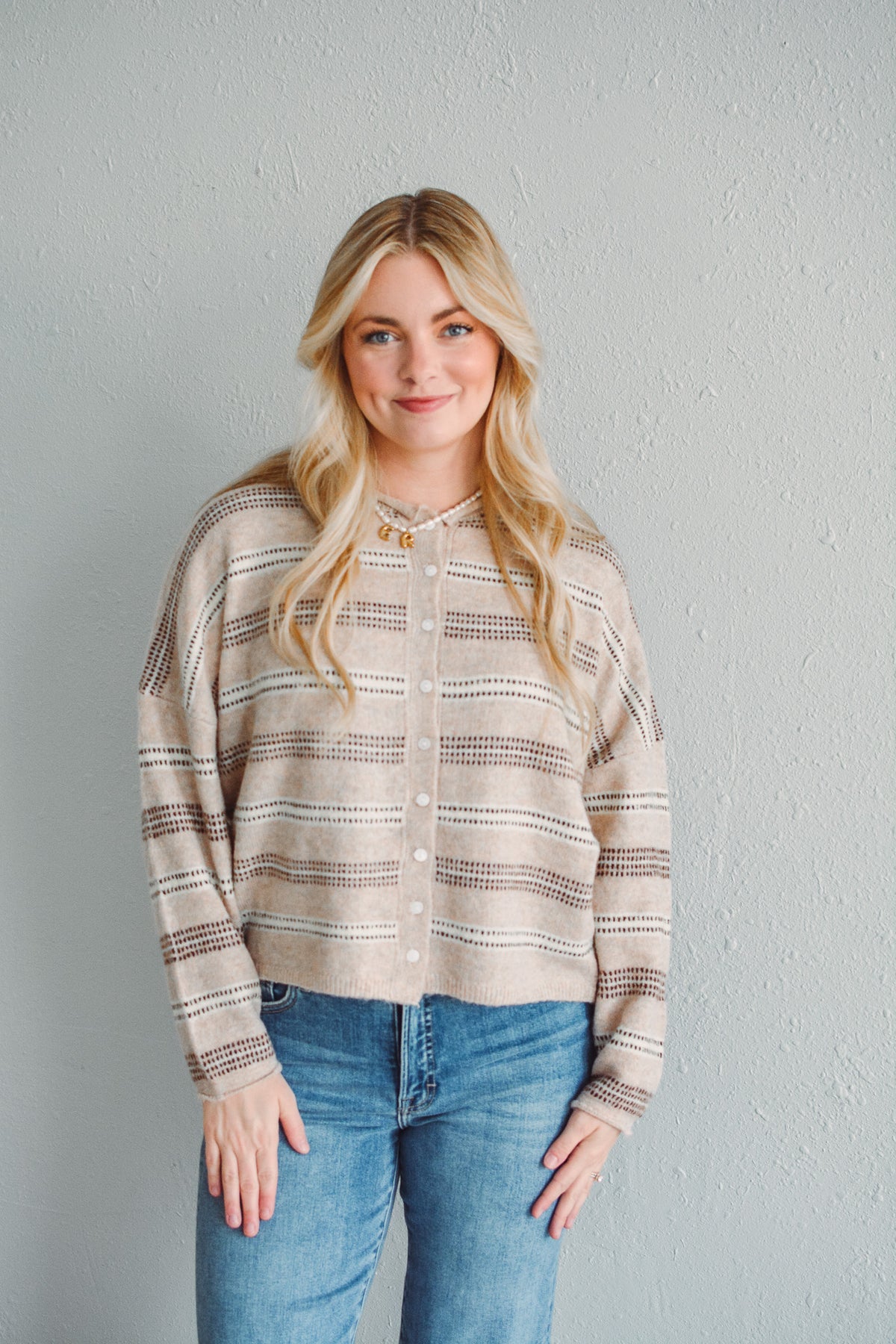 Dottie Striped Cardigan