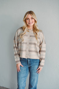Dottie Striped Cardigan