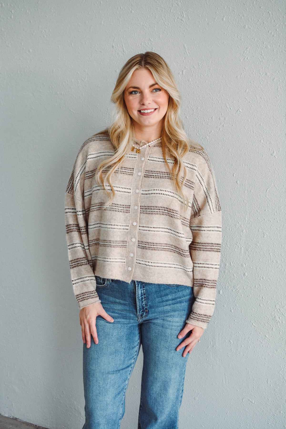 Dottie Striped Cardigan