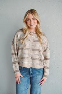 Dottie Striped Cardigan
