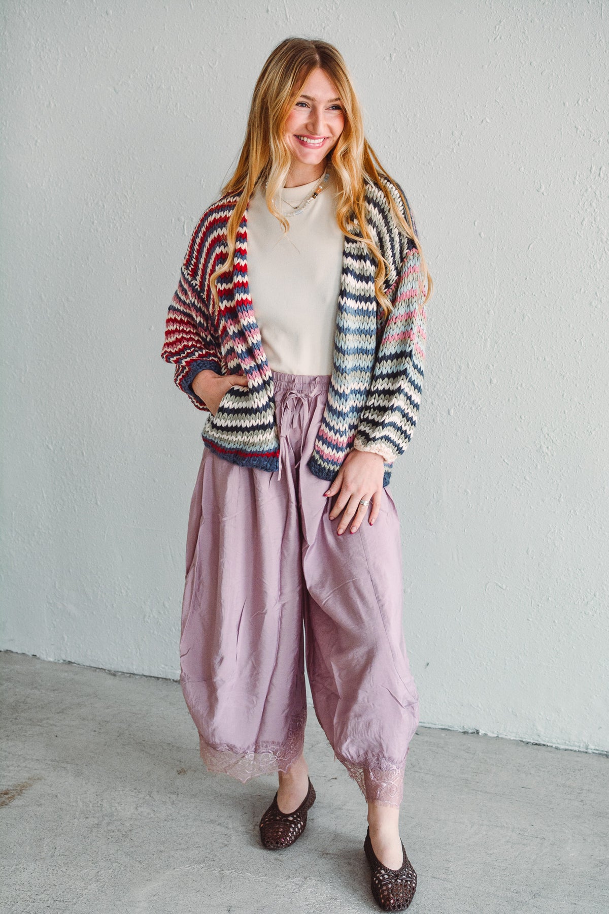 Colorful Knit Cardi