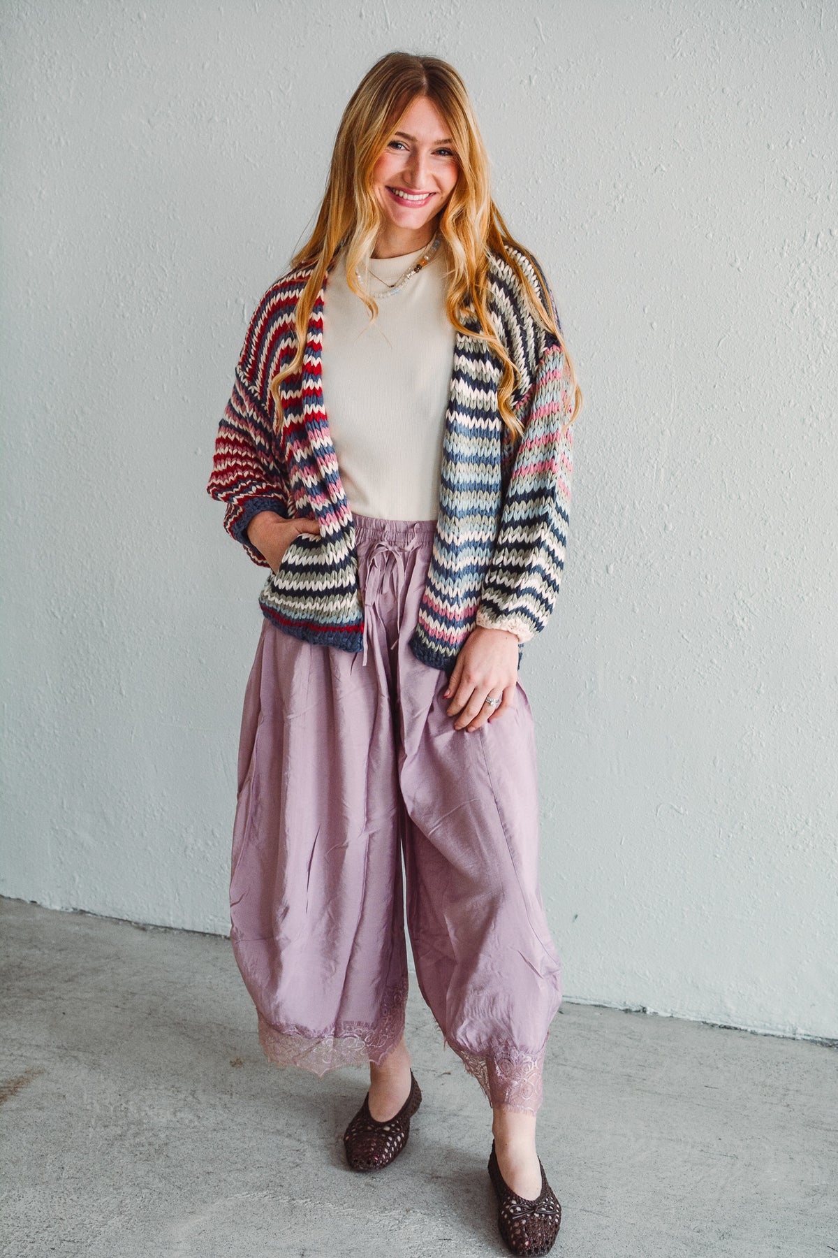 Colorful Knit Cardi