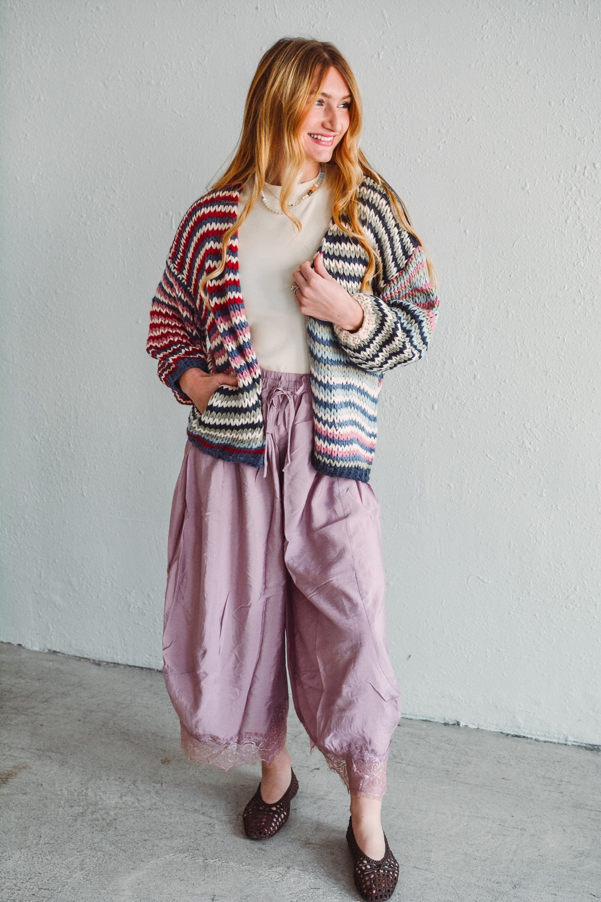 Colorful Knit Cardi