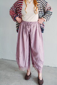Mellie Mauve Lace Pant