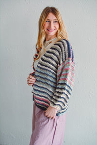Colorful Knit Cardi