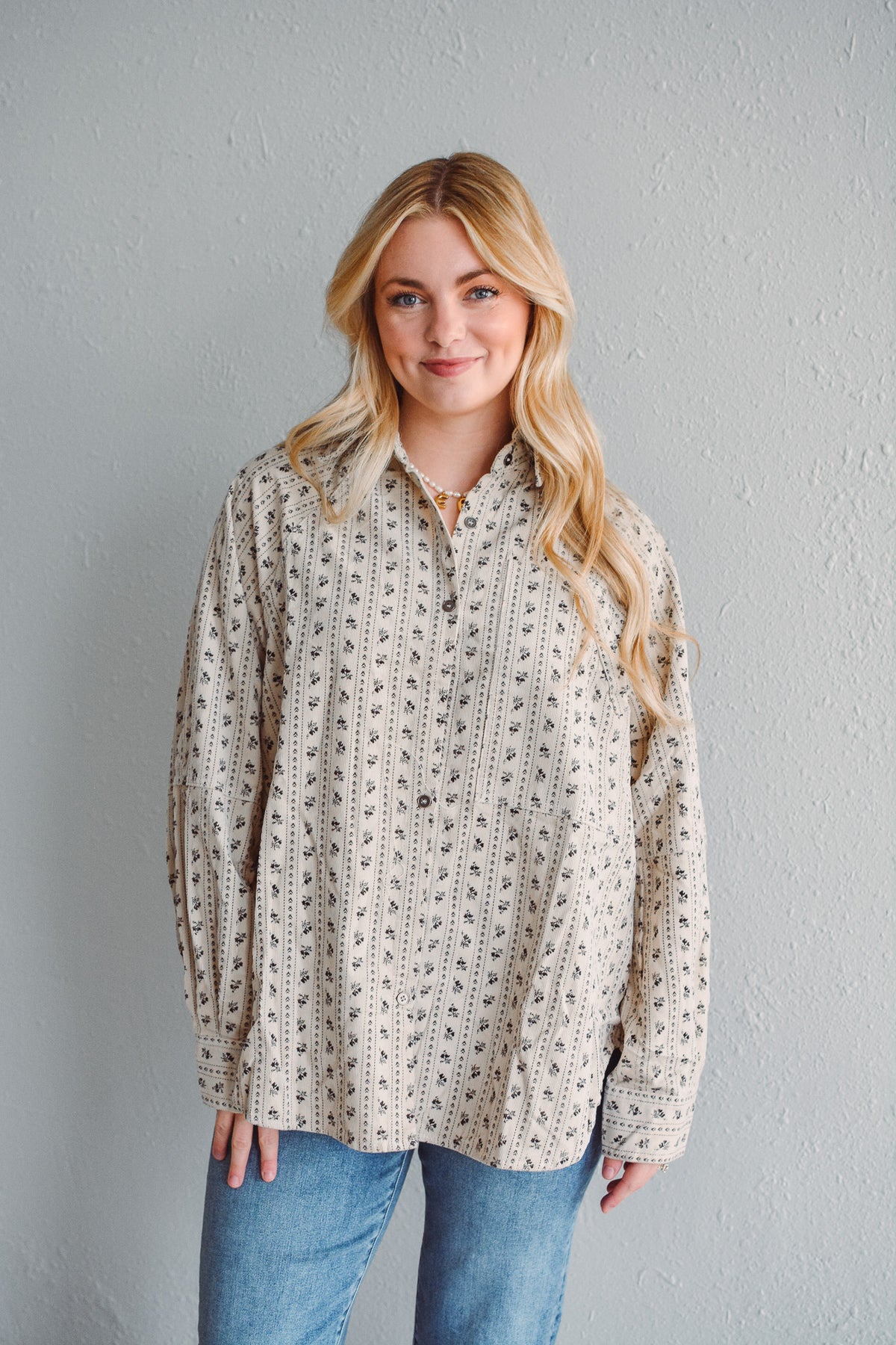 Edith Corduroy Blouse