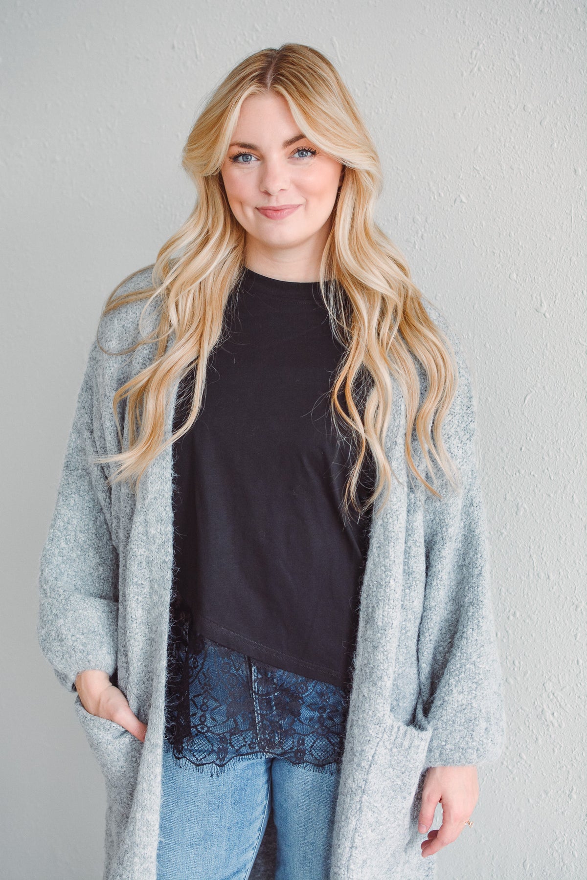 Sienna Asymmetrical Black Top