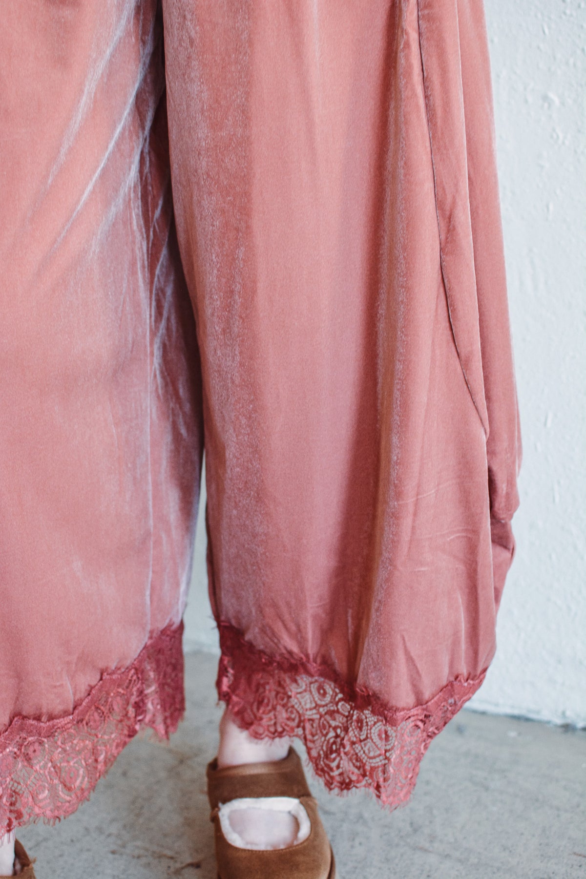 Ingrid Rose Velvet Wide Leg