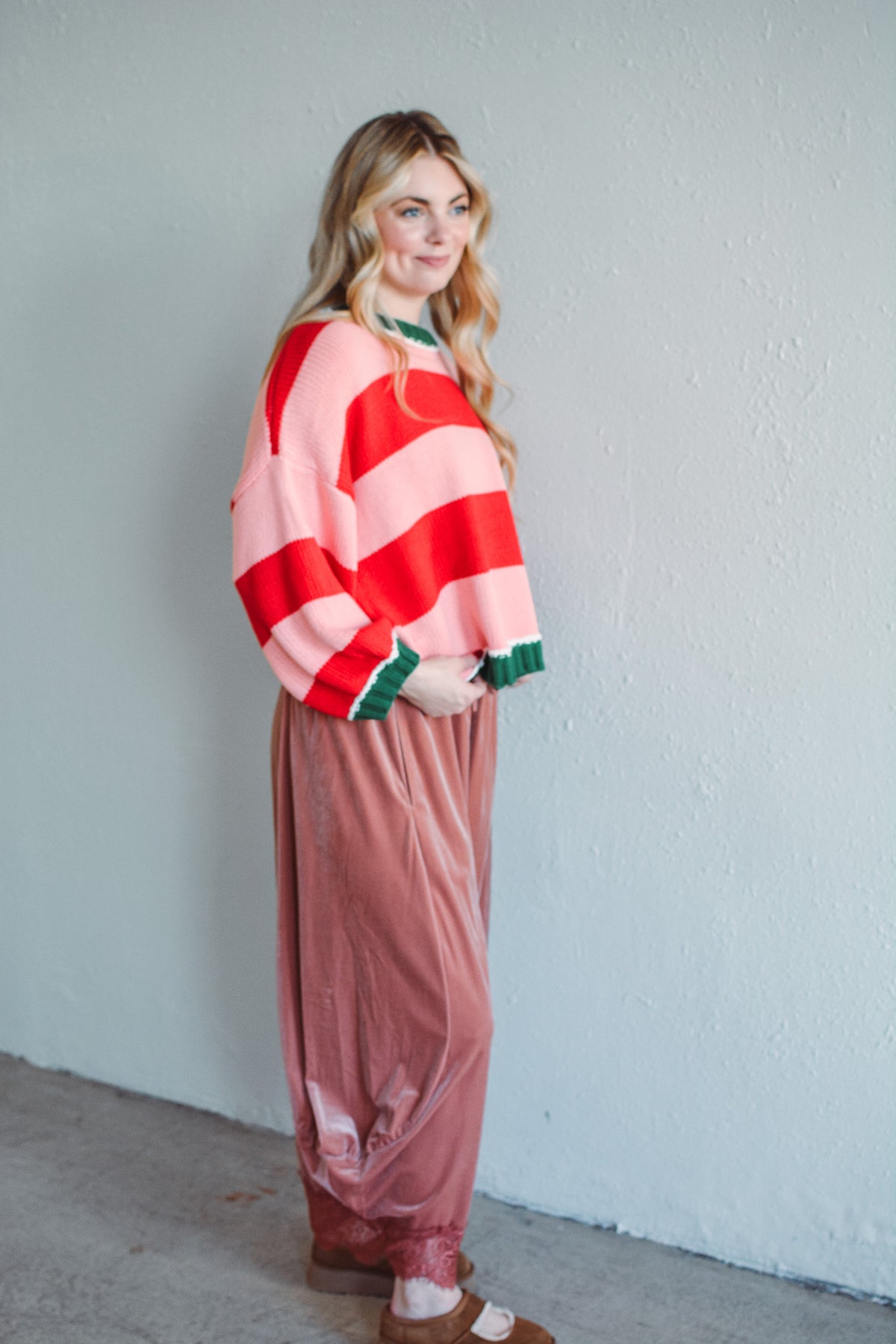 Ingrid Rose Velvet Wide Leg