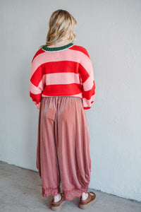 Ingrid Rose Velvet Wide Leg