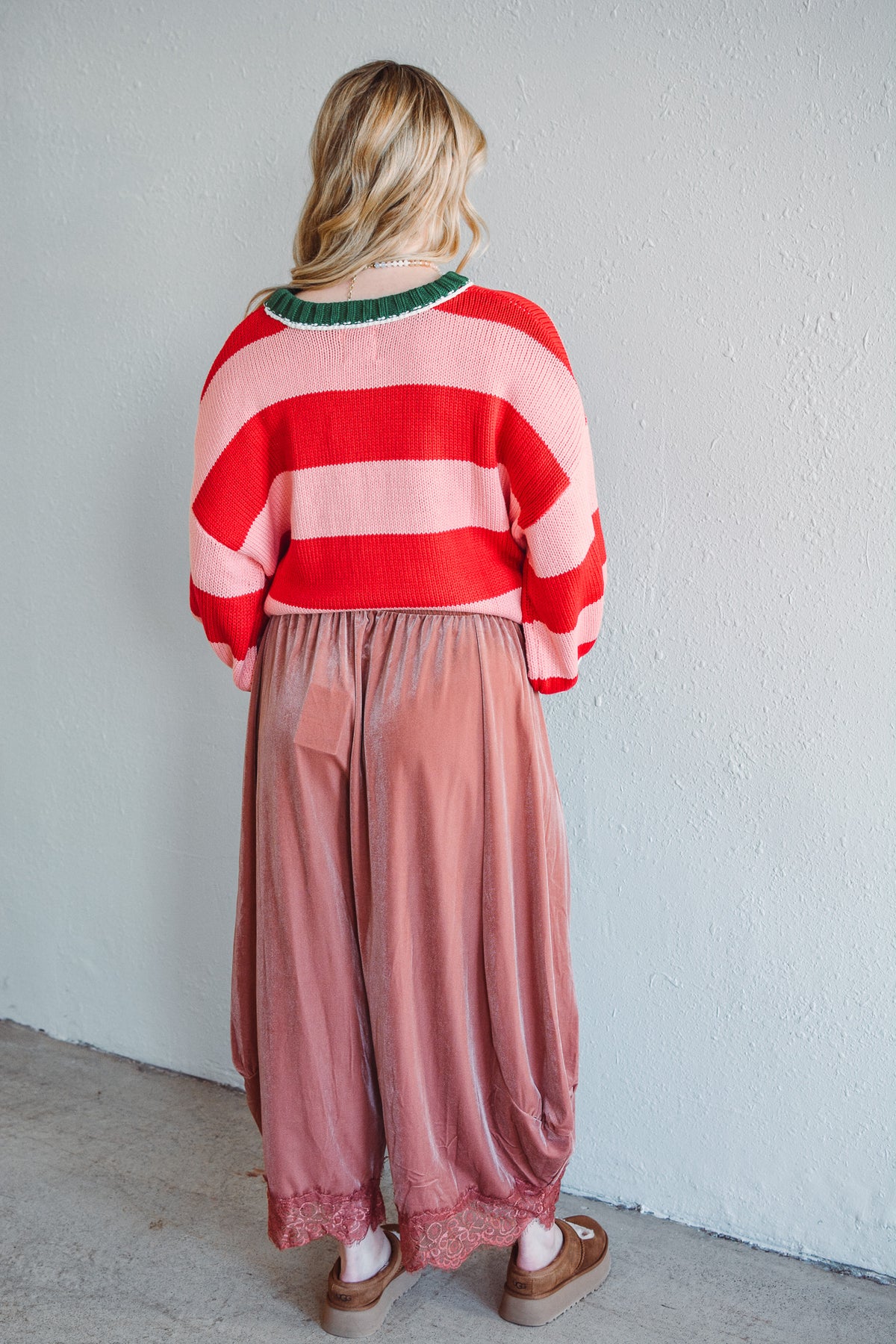Ingrid Rose Velvet Wide Leg