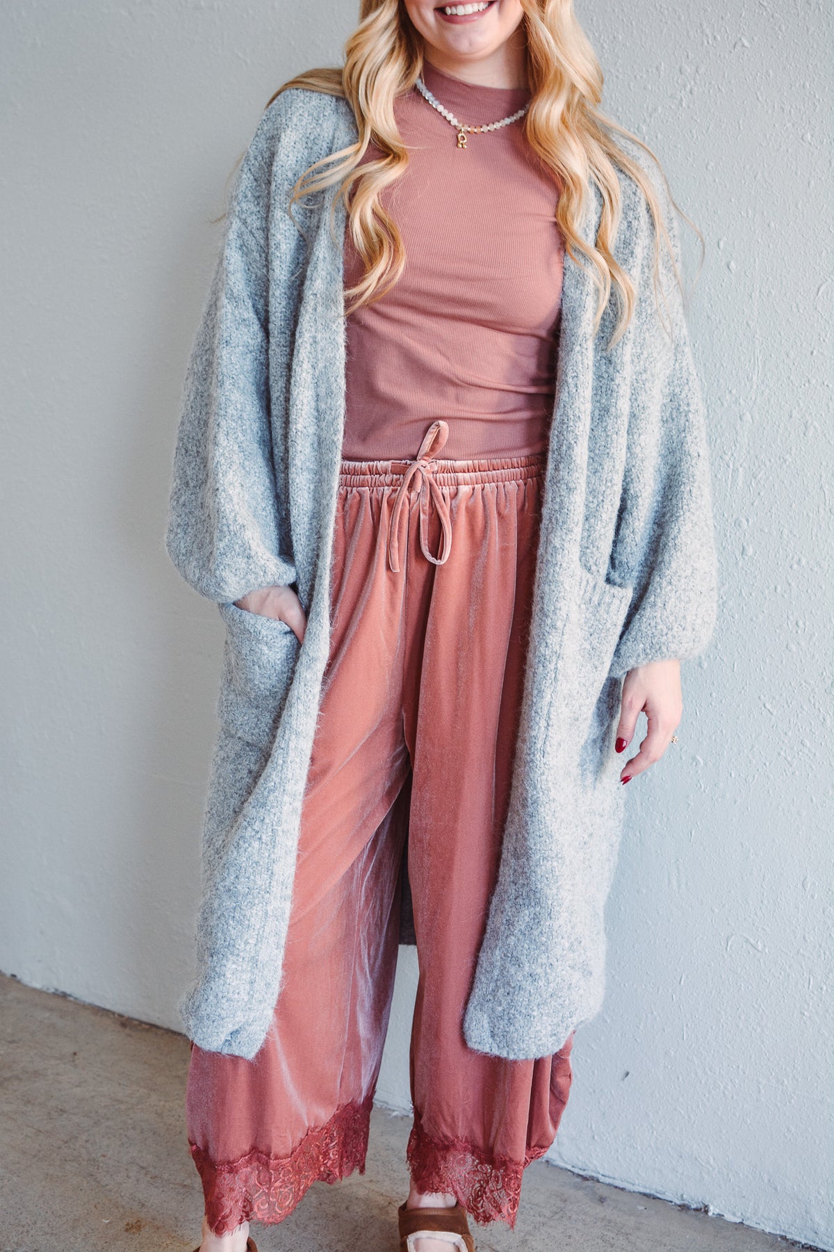 Ingrid Rose Velvet Wide Leg