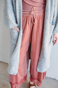 Ingrid Rose Velvet Wide Leg