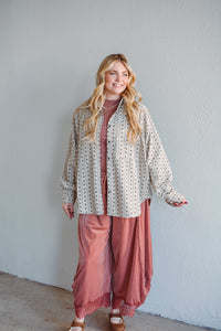 Ingrid Rose Velvet Wide Leg