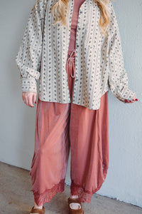Ingrid Rose Velvet Wide Leg