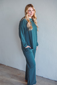 Smith Stripe Set - Teal Green