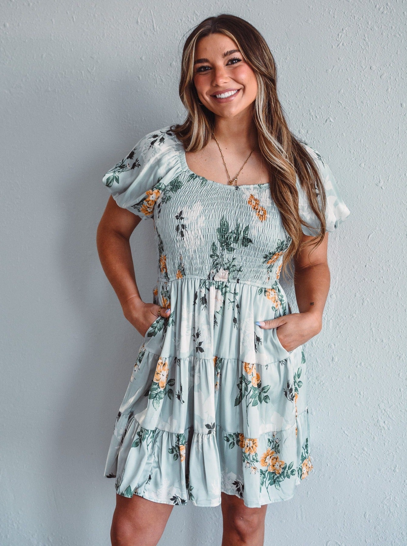 Sunny Sage Mini Dress Sunny Sage Mini Dress