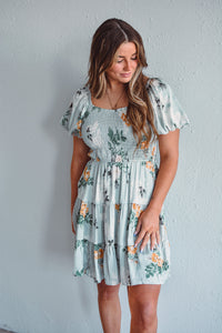 Sunny Sage Mini Dress