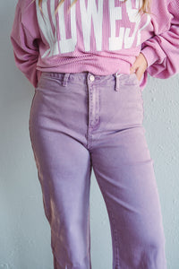 Willow Wide Leg Violet Pant