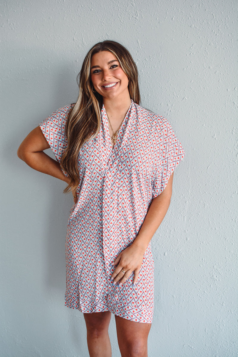 Retro Button Up Dress