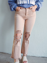 Rose Vintage Crop Pants