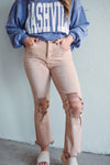 Rose Vintage Crop Pants