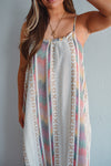 Tribal Ruffle Dress