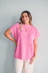 Rosey Pink Top