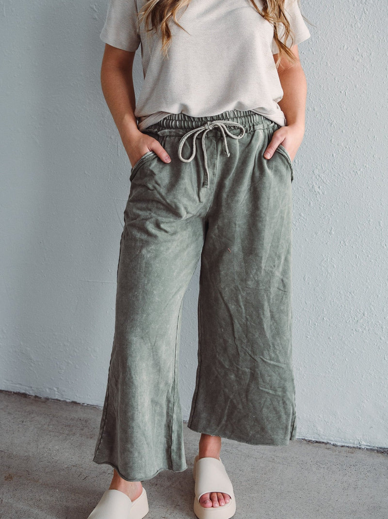 Palazzo Pants Olive