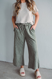 Palazzo Pants Olive