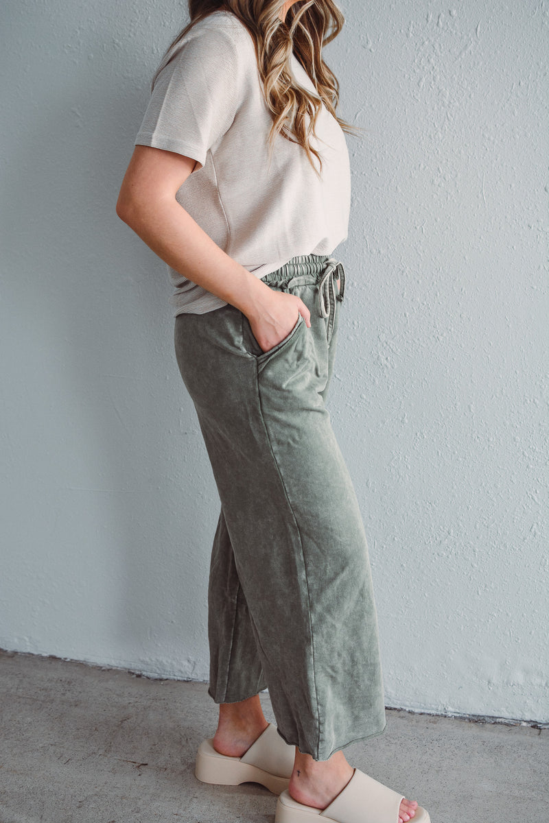 Palazzo Pants Olive