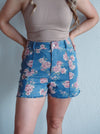 Vintage Floral Shorts