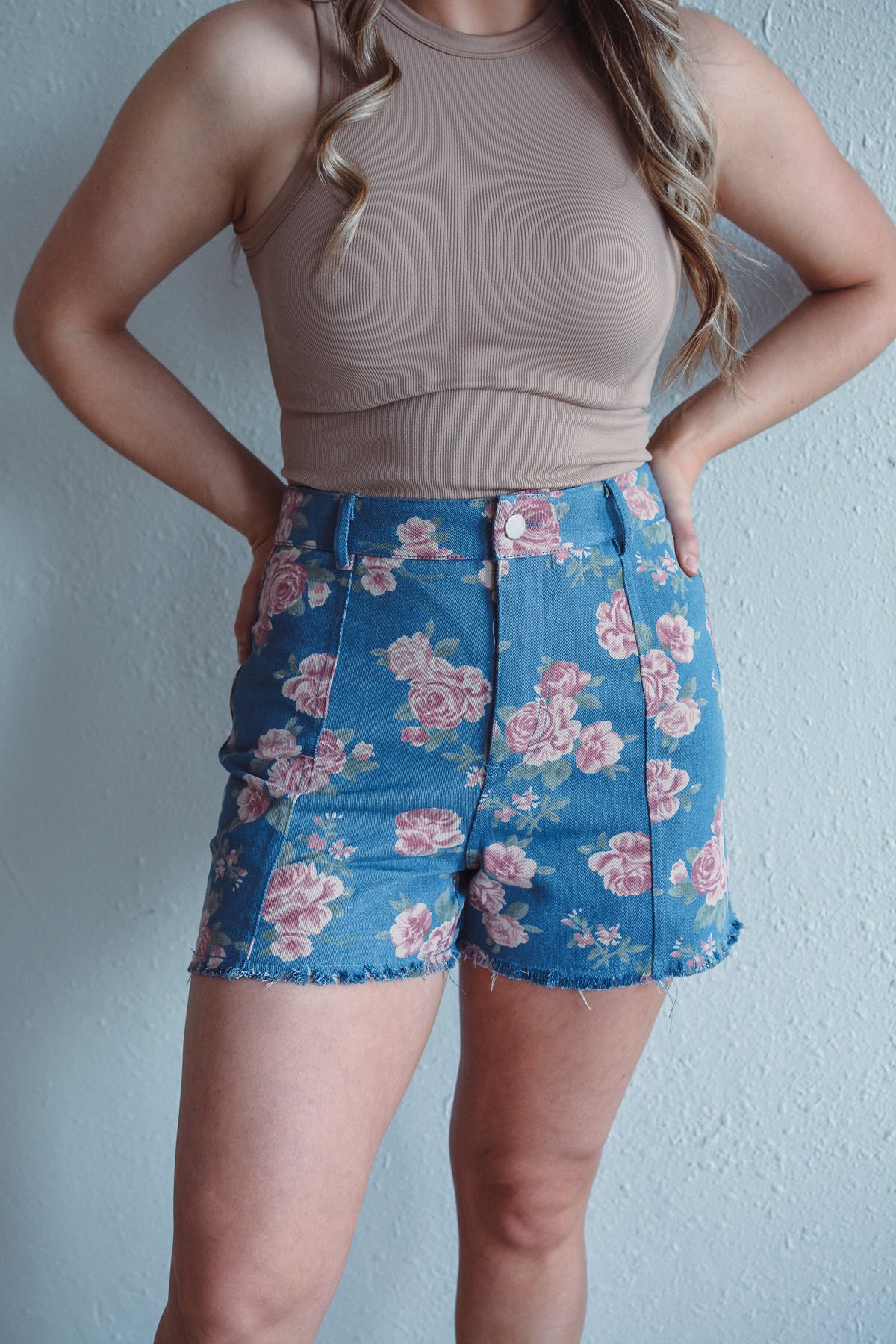 Vintage Floral Shorts
