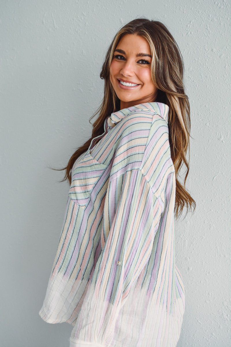 Pastel Sorbet Button Down