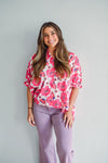 Camellia Rose Top