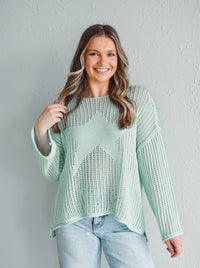 Solano Stars Mint Top