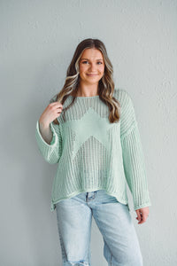 Solano Stars Mint Top